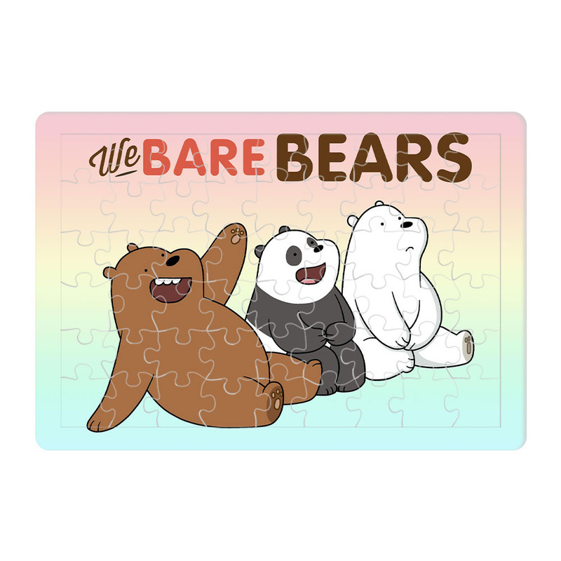 پازل 54 تکه طرح We Bare Bears مدل P0168