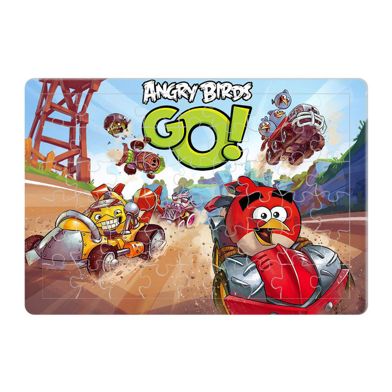 پازل 54 تکه طرح Angry Birds مدل P122