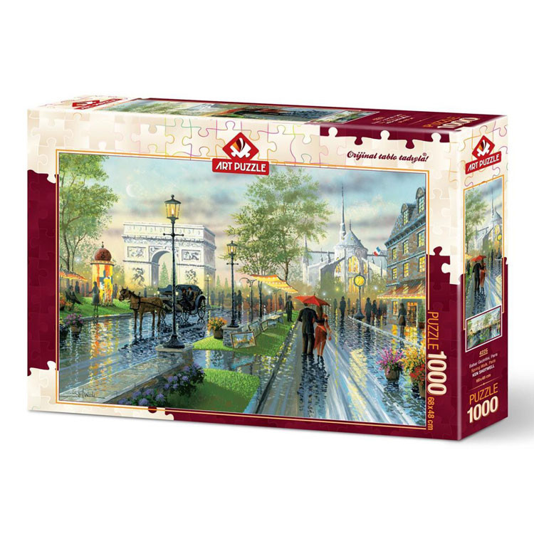 پازل 1000 تکه آرت پازل مدل SPRING WALK, PARIS كد 4225
