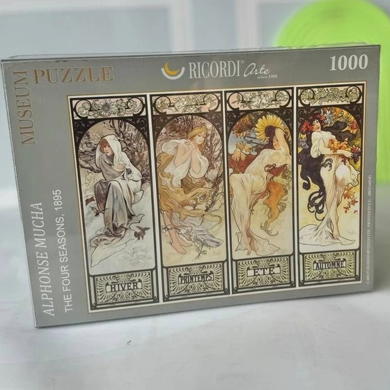 پازل 1000 قطعه طرح چهار فصل برند ریکوردی the four seasons