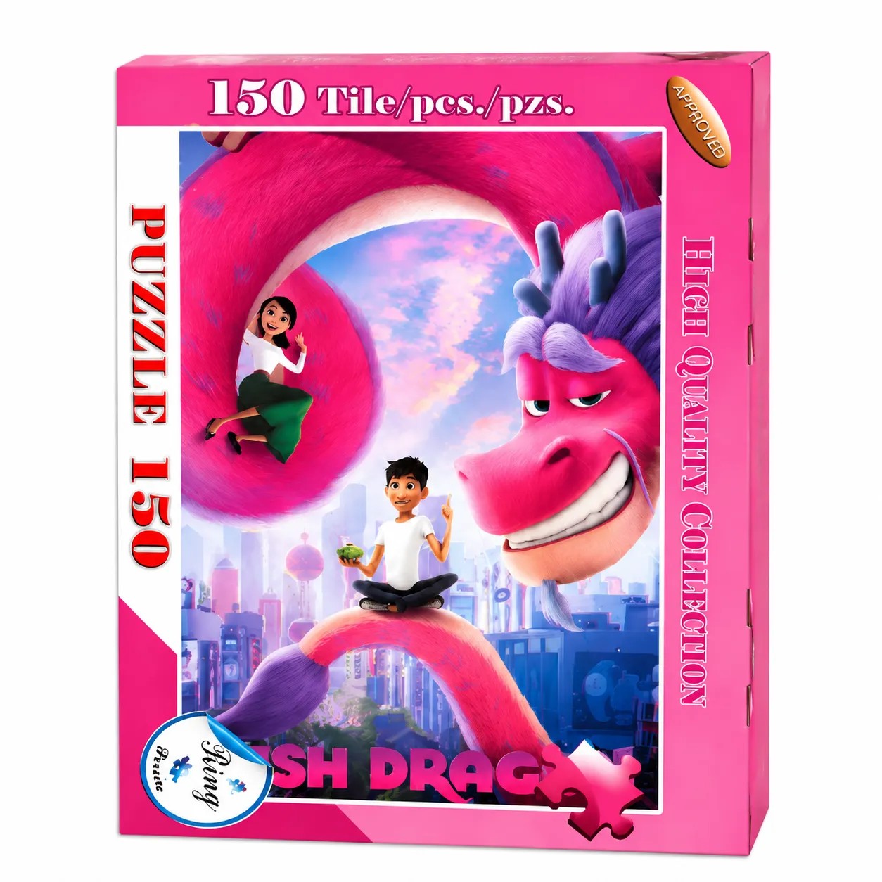 پازل ۱۵۰ عددی طرح اژدها (Dragon Puzzle)