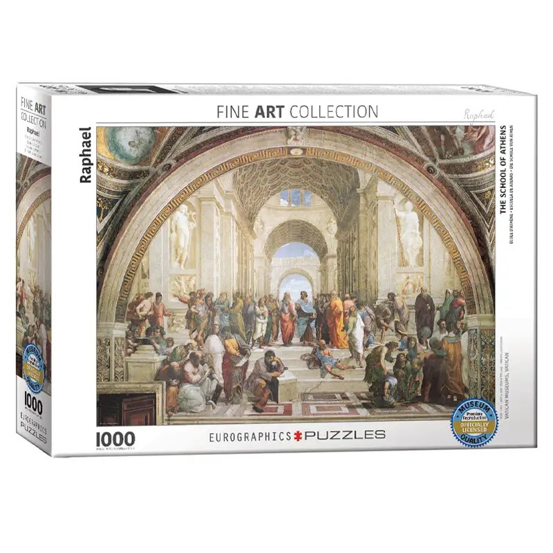 ‌پازل يوروگرافيك 1000 تكه School of Athens 6000-4141