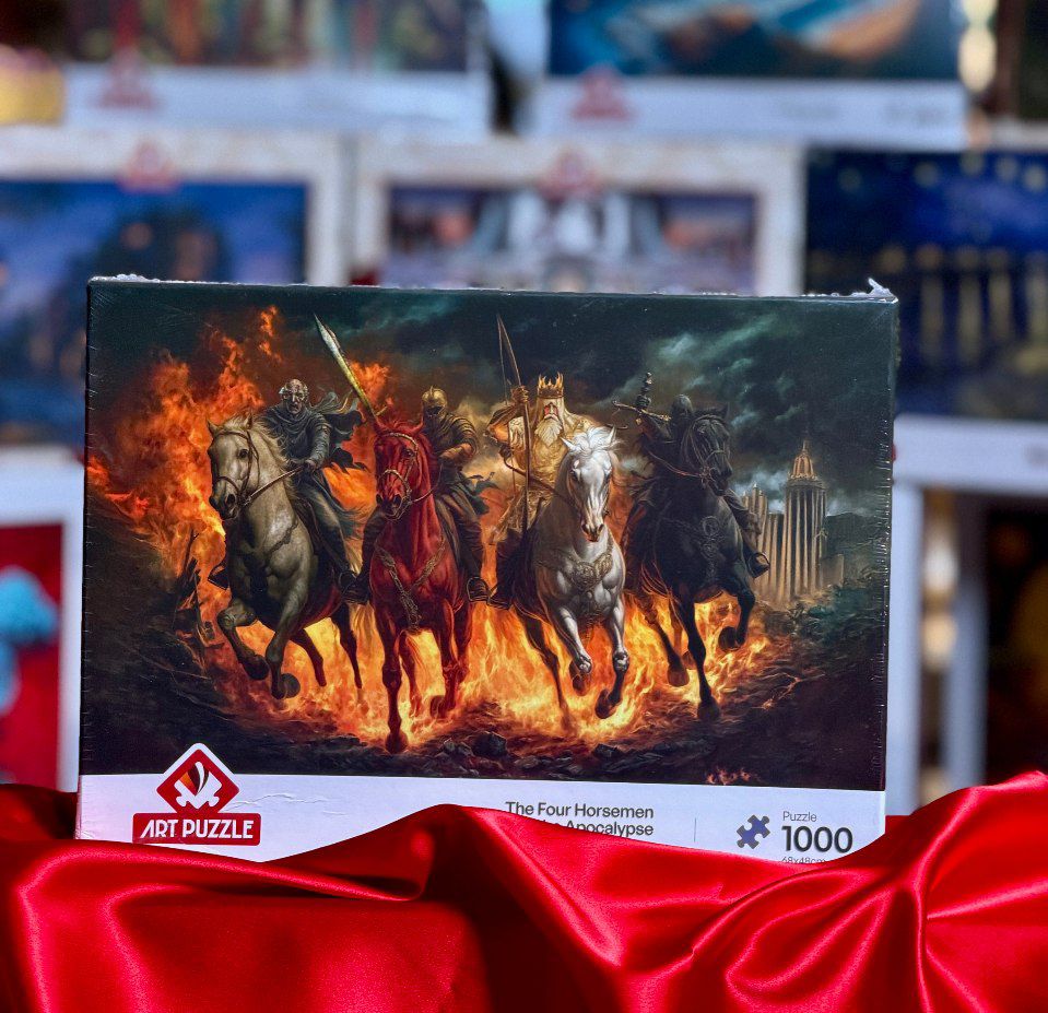 پازل 1000 قطعه آرت پازل طرح The Four Horsemen of the Apocalypse کد 41004