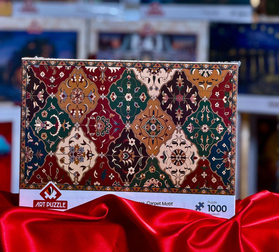 پازل 1000 قطعه آرت پازل طرح Anatolian flowers carpet motif کد 41019