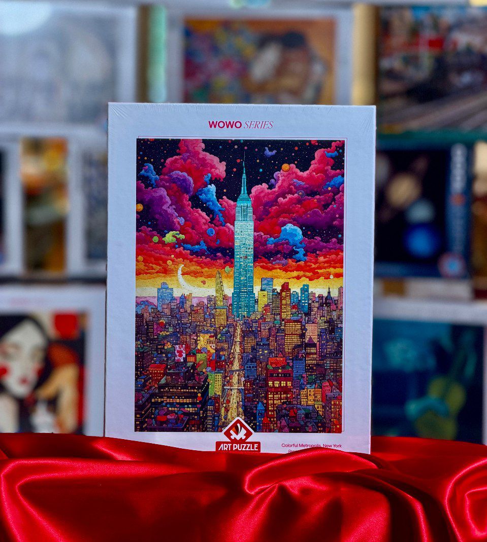 پازل 1000 قطعه آرت پازل طرح Colorful metropolis new york کد 41030