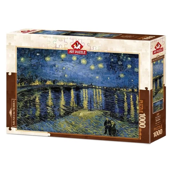 پازل 1000 قطعه آرت پازل طرح Starry Night 2 Vincent Van Gogh کد 5249