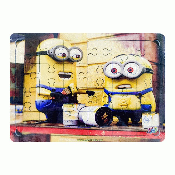 پازل چوبی مینیون minions