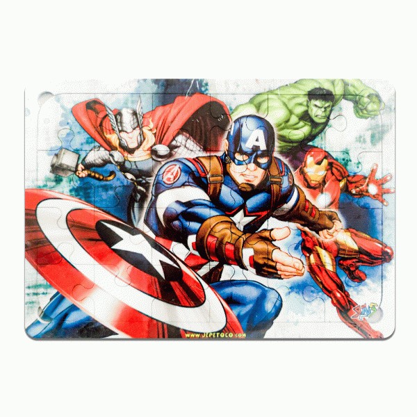 پازل چوبی قهرمانان avengers