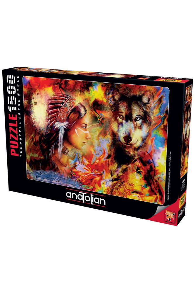 پازل برند: 4562 Innocence Wolf Maiden دسته: ANA.4562 Anatolian Puzzle