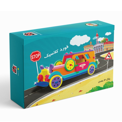 پازل حجمی سه بعدی فومی – فورد کلاسیک