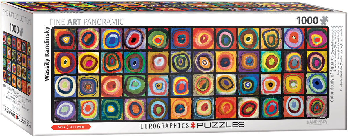 پازل 1000 تکه پاناروما یوروگرافیک طرح Color Study of Squares