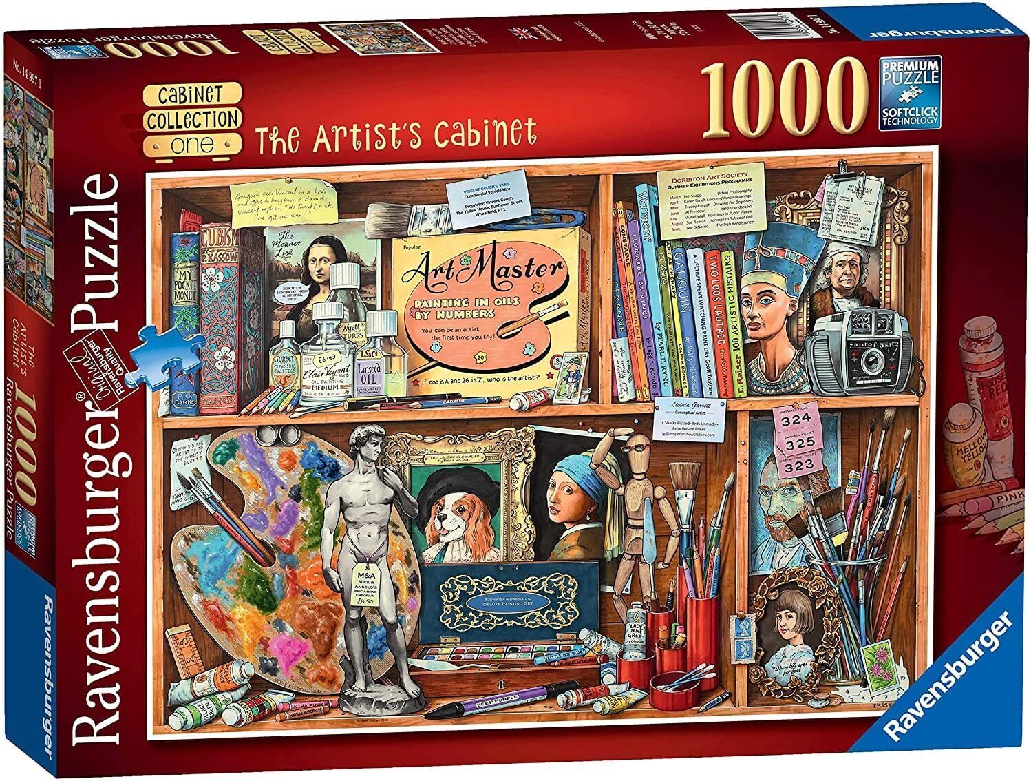 پازل 1000 تکه روزنبرگر مدل The Artist's Cabinet