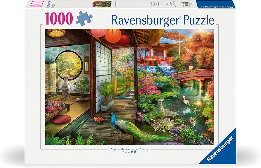 پازل 1000 تکه رونزبرگر مدل Japanese Garden Teahouse