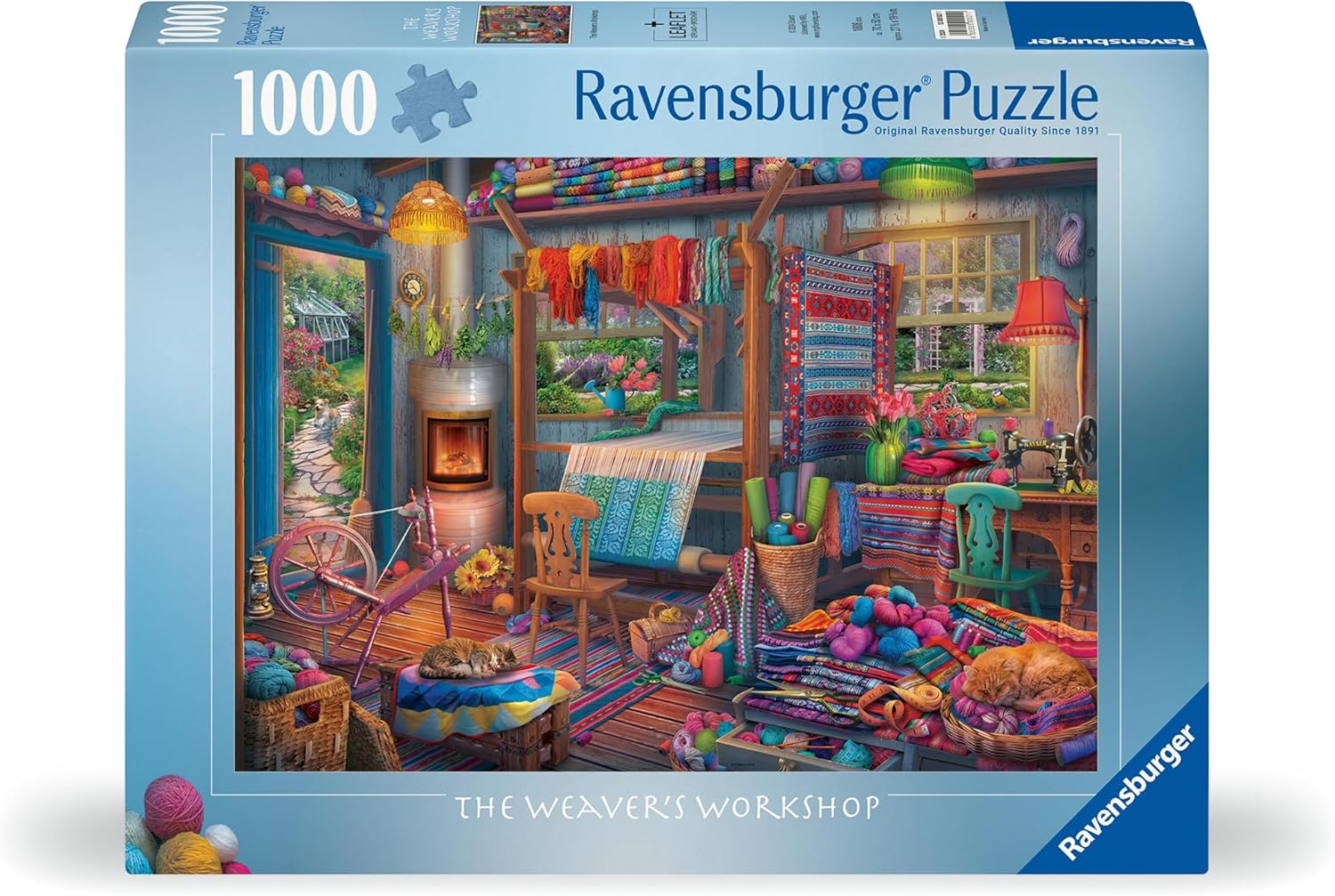 پازل 1000 تکه رونزبرگر مدل The Weaver's Workshop