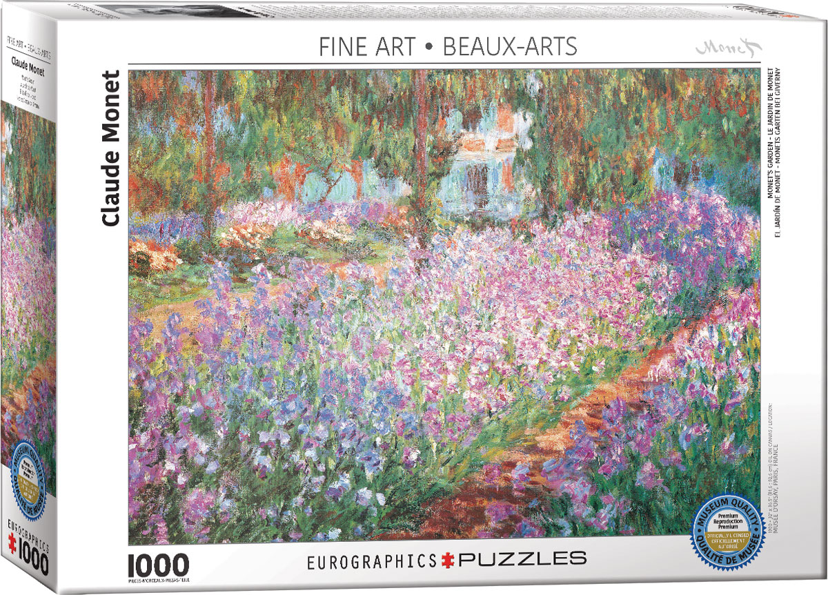 پازل یوروگرافیک 1000 تکه طرح Monet's Garden