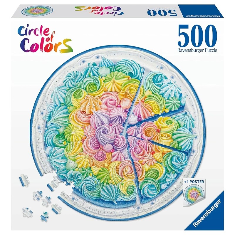پازل 500 تکه رونزبرگر طرح Rainbow Cake کد 17349