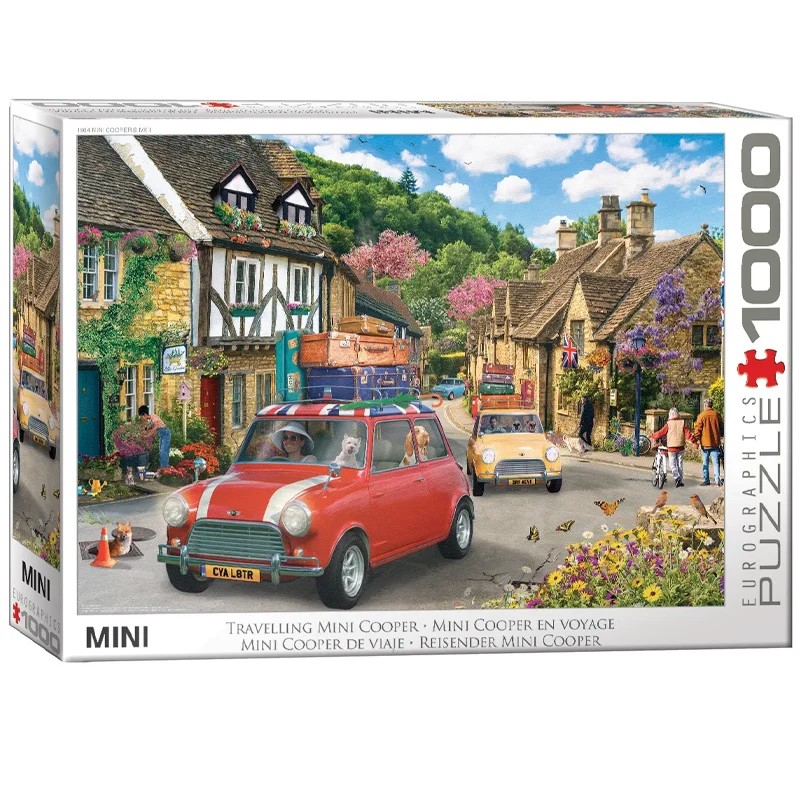 پازل 1000 تکه یوروگرافیک طرح Mini cooper کد 6092
