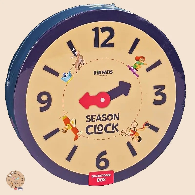 پازل کودک 109 تکه مدل ساعت KID FANS SEASON CLOCK کد KS2411