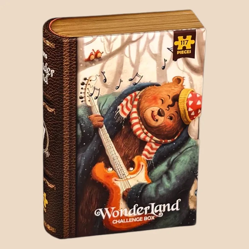 پازل کودک KID FANS مدل خرس Wonder Land BEAR کد KS2430