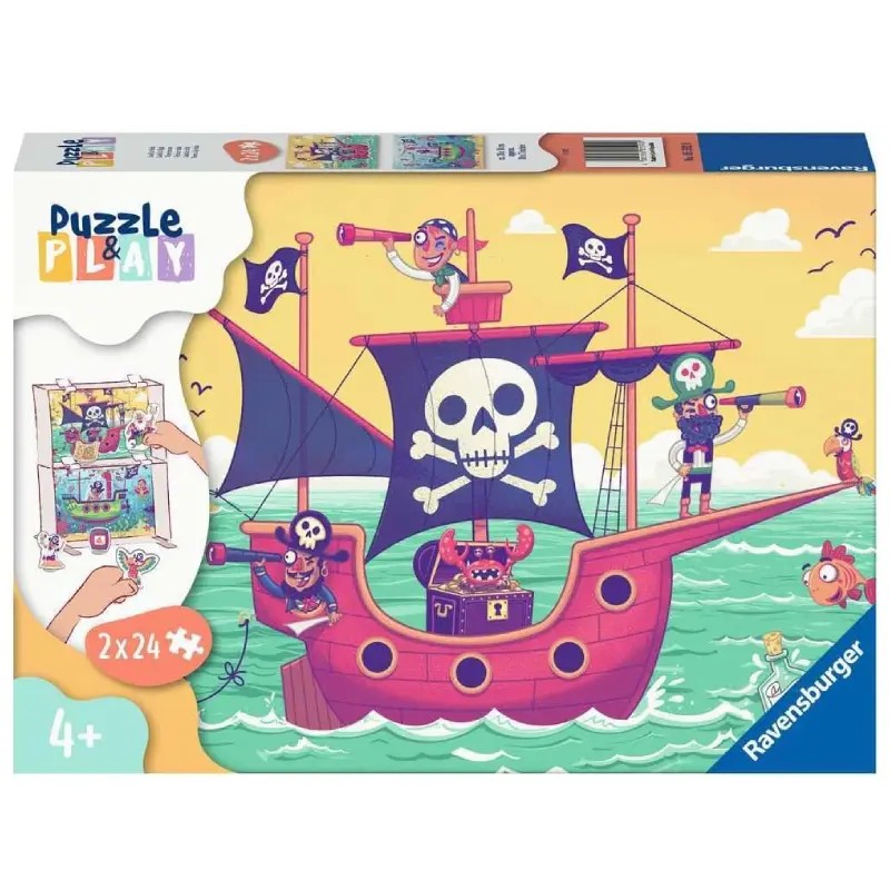پازل 48 تکه رونزبرگر طرح Land in Sight Jigsaw Puzzle Set کد 05592