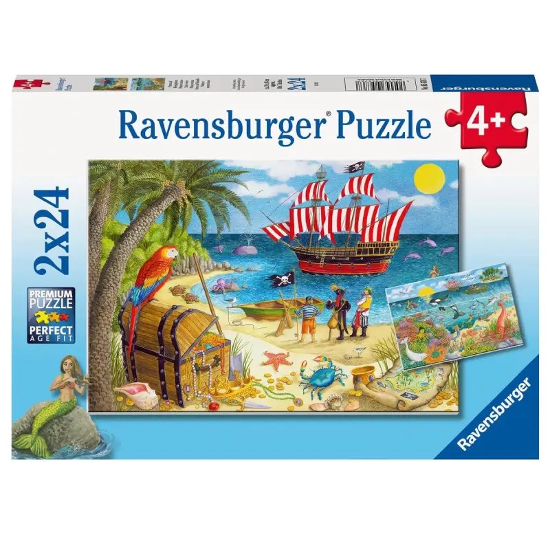پازل 48 تکه رونزبرگر طرح Pirates and Mermaids کد 05676