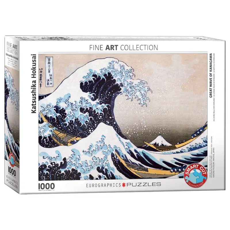 پازل 1000 تكه یوروگرافیک طرح Great Wave كد 1545