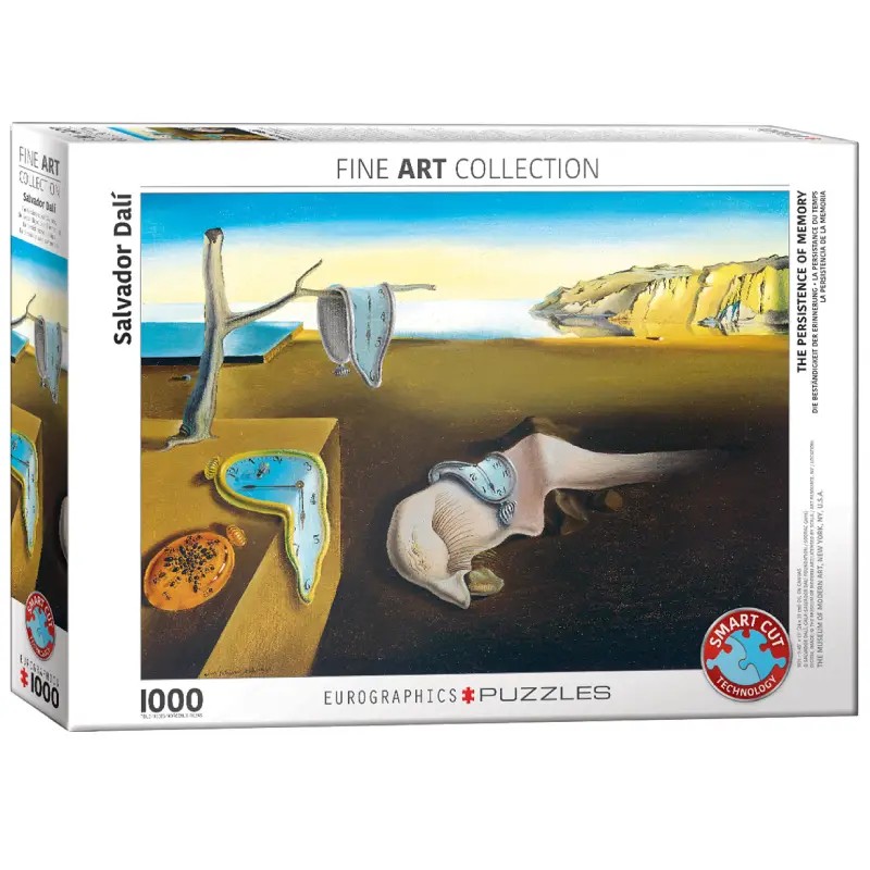 پازل 1000 تكه یوروگرافیک طرح The Persistence of memory كد 0845