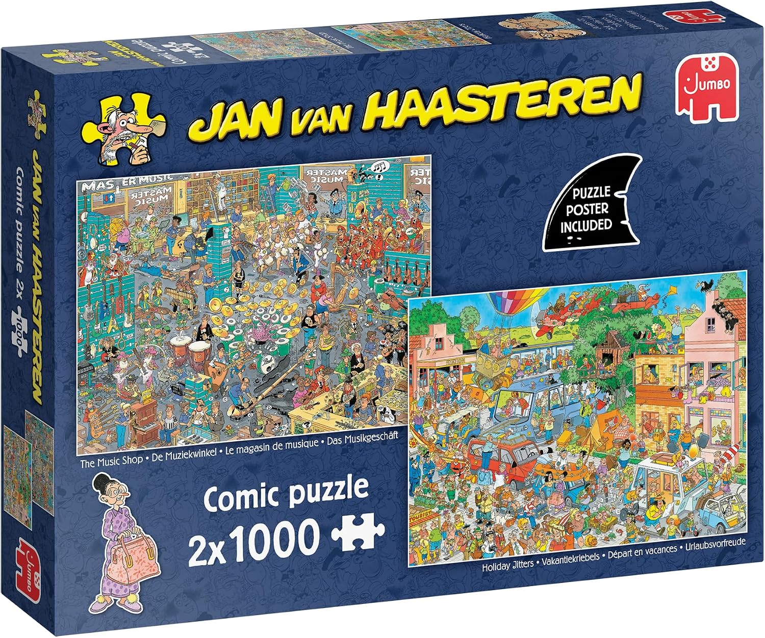 پازل 2000 تکه جامبو طرح The music Shop & Holiday Jitters