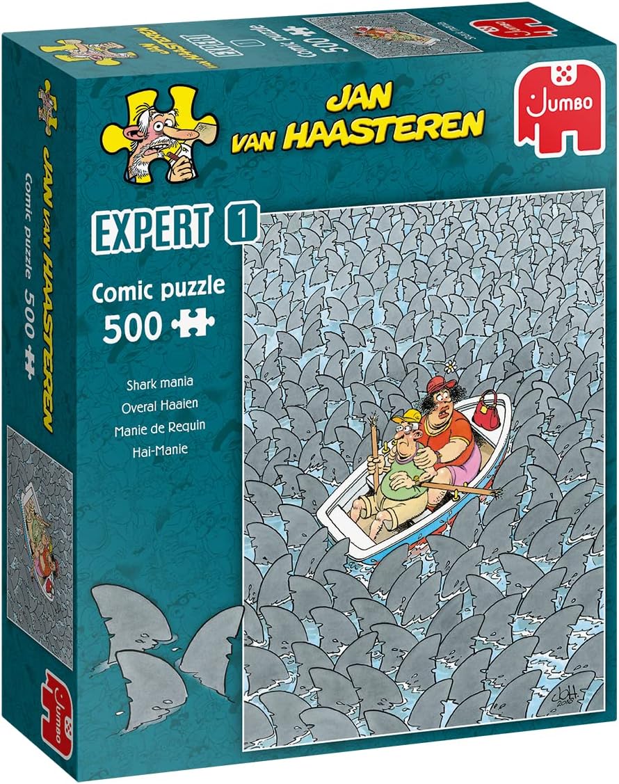 پازل 500 تکه جامبو طرح Expert Shark Mania