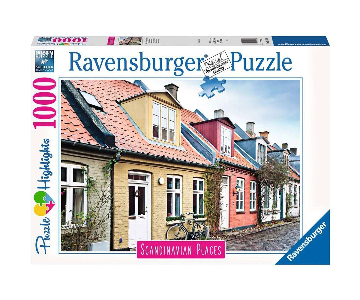 پازل 1000 تكه رونزبرگر طرح Houses in Aarhus كد 16741