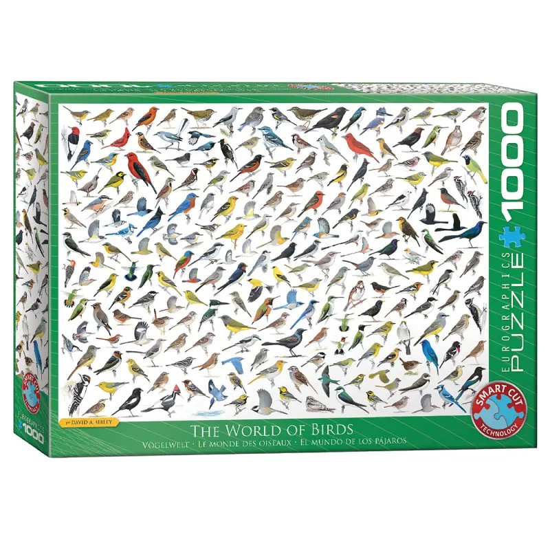 پازل 1000 تكه یوروگرافیک طرح The World of Birds كد 0821-6000