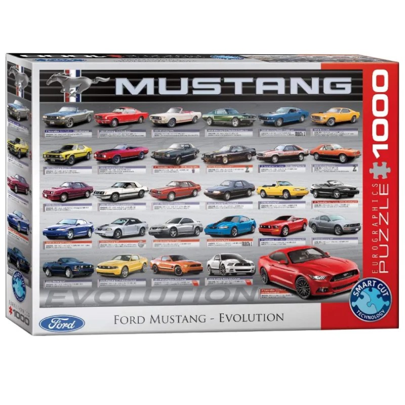 پازل 1000 تكه یوروگرافیک طرح Ford Mustang Evolution 50th Anniversary كد 0684-6000