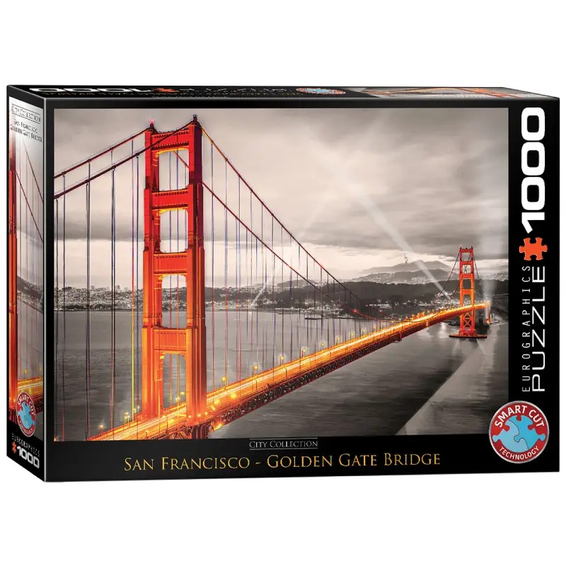 پازل 1000 تكه یوروگرافیک طرح San Francisco Golden Gate Bridge كد 0663-6000