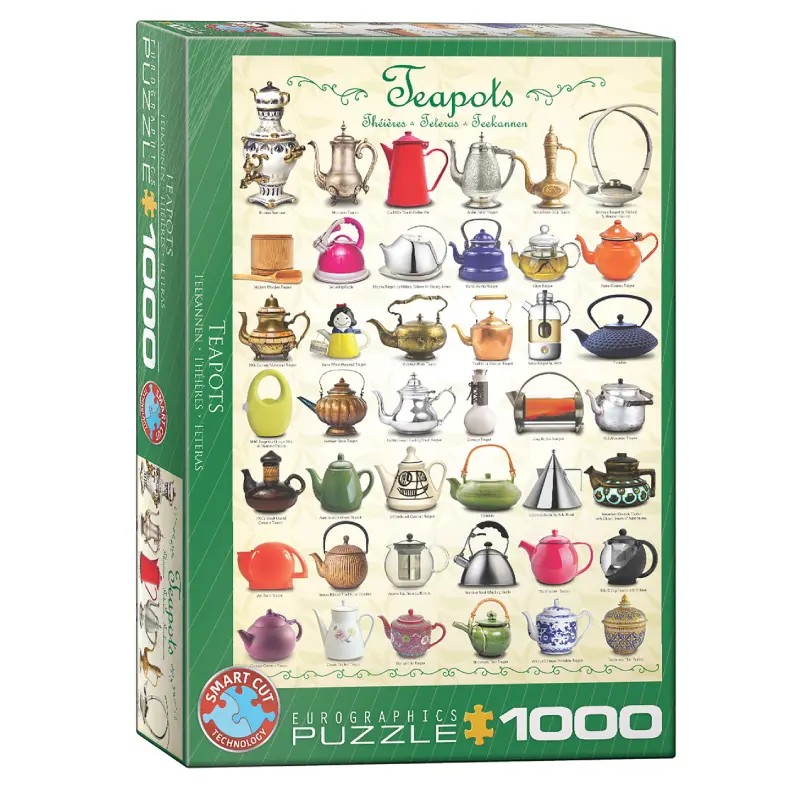 پازل 1000 تكه یوروگرافیک طرح Teapots كد 0599-6000