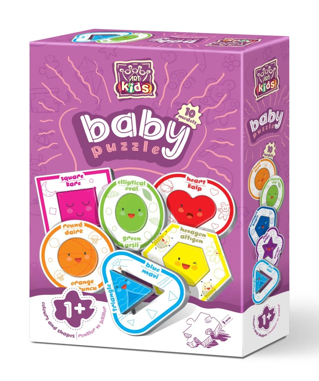 پازل بچگانه آرت پازل طرح Shapes and Colors كد 5823