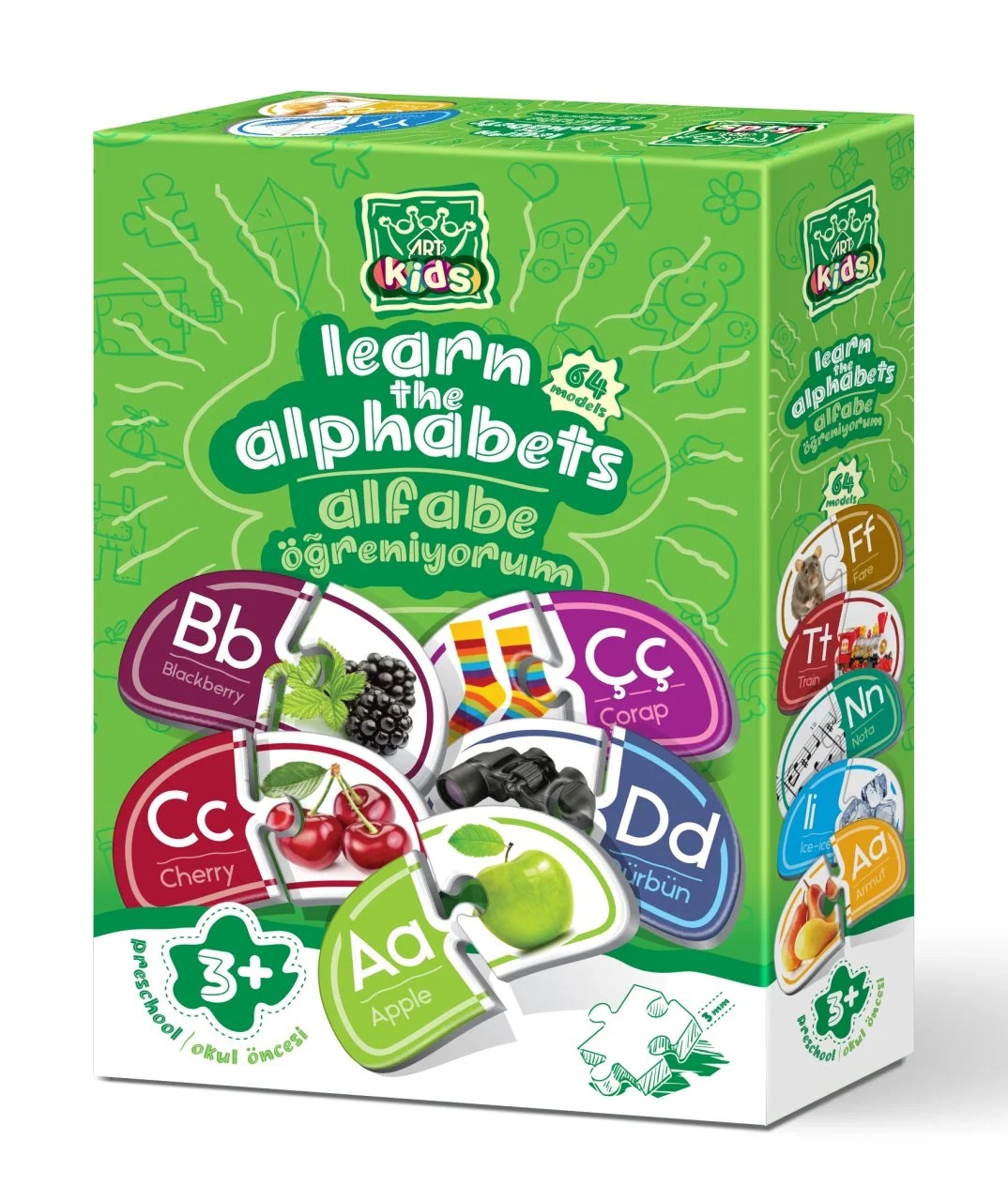 پازل یادگیری آرت پازل طرح Learning Alphabet كد 5831