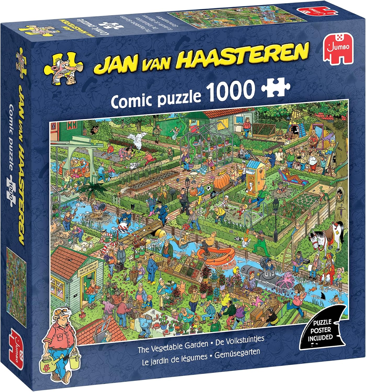 پازل 1000 تکه جامبو طرح The Vegetable Garden