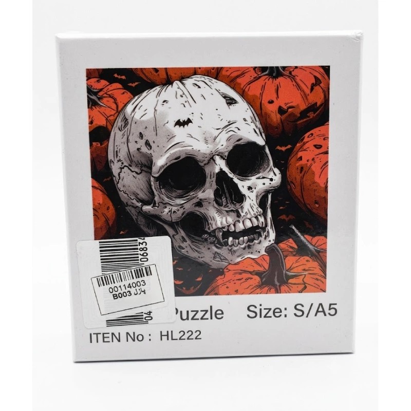 مینی پازل چوبی مدل اسکلت برند wooden puzzle