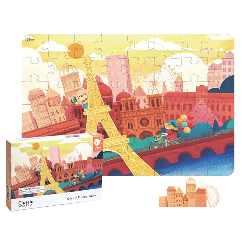 پازل Classic World مدل کوکو در فرانسه Coco In France Puzzle
