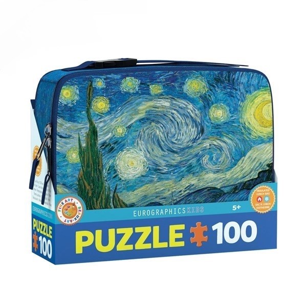 پازل 100 تکه کیف ظرف غذا starry night یوروگرافیک
