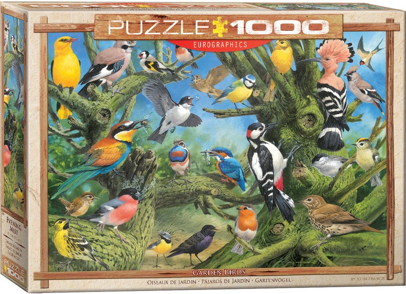 پازل 1000 تکه Garden birds یوروگرافیک