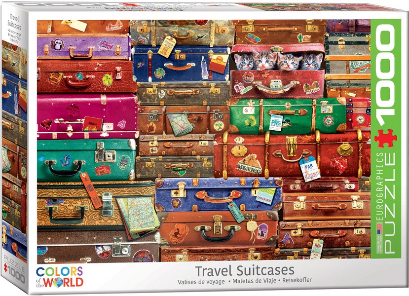 پازل 1000 تکه Travel suitcases یوروگرافیک