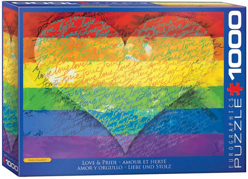 پازل 1000 تکه love and pride یوروگرافیک