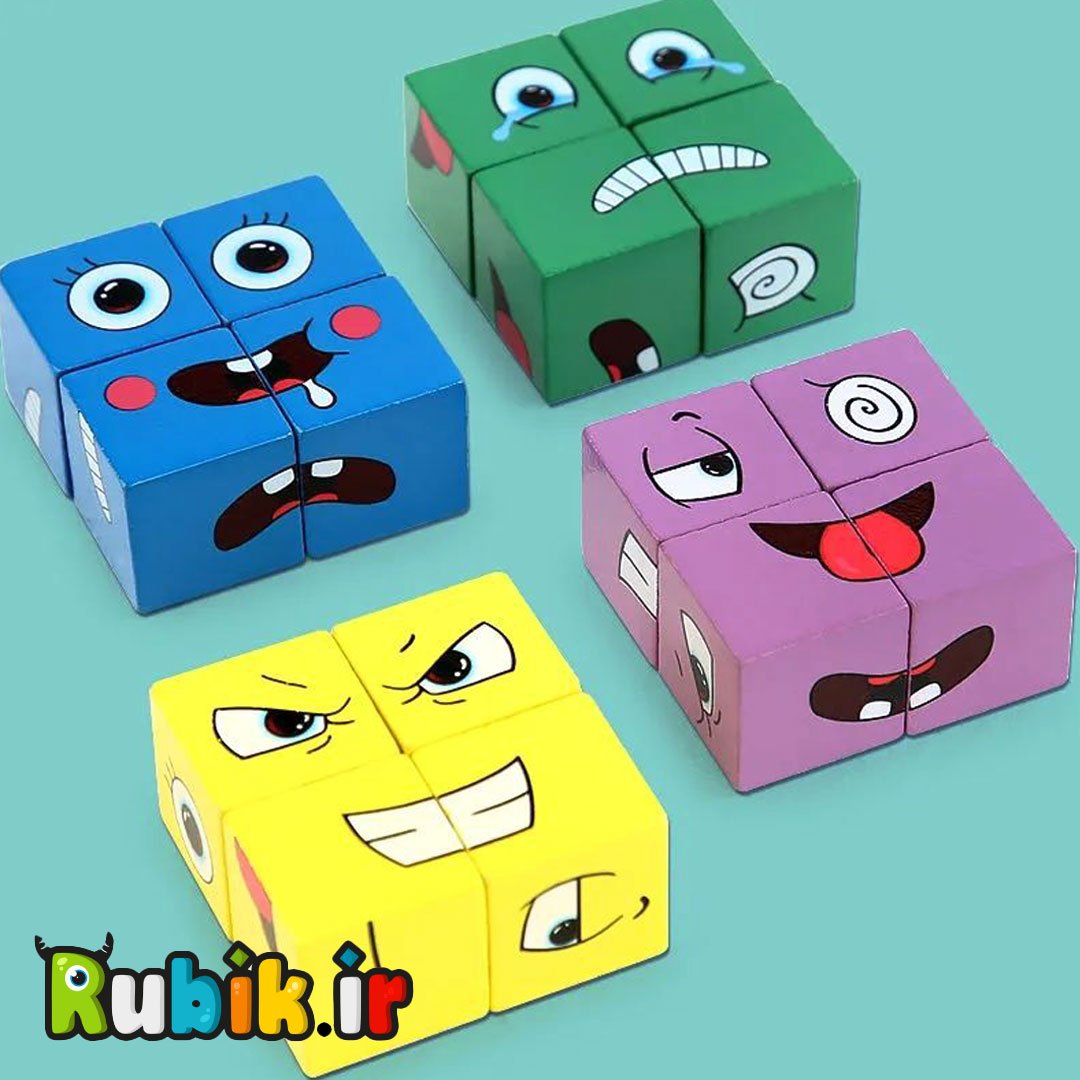 پازل مکعبی چهره شنگ شو SengSo Emoji Puzzle