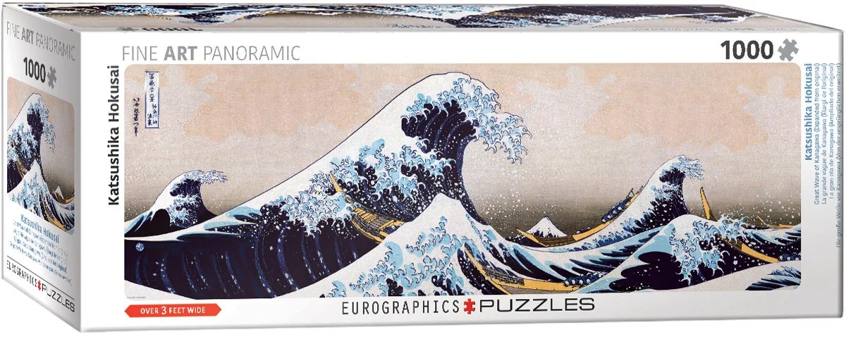 پازل 1000 تکه یوروگرافیکس پازلز Great Wave of Kanagawa کد 5487-6010