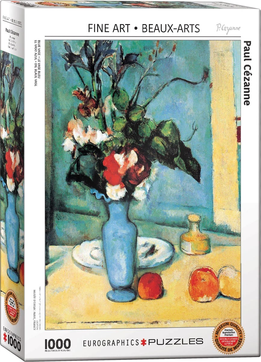 پازل 1000 تکه یوروگرافیکس پازلز Blue Vase کد 3802-6000