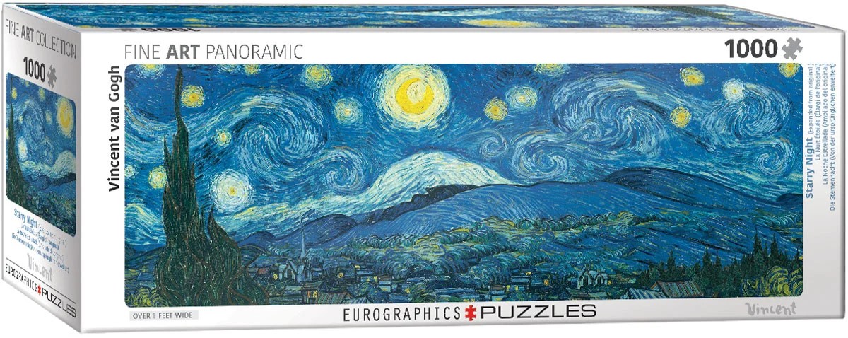 پازل 1000 تکه یوروگرافیکس پازلز Starry Night کد 5309-6010