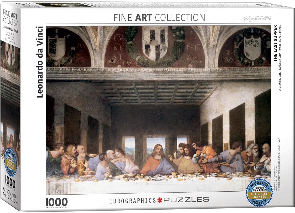 پازل 1000 تکه یوروگرافیکس پازلز The Last Supper کد 1320-6000