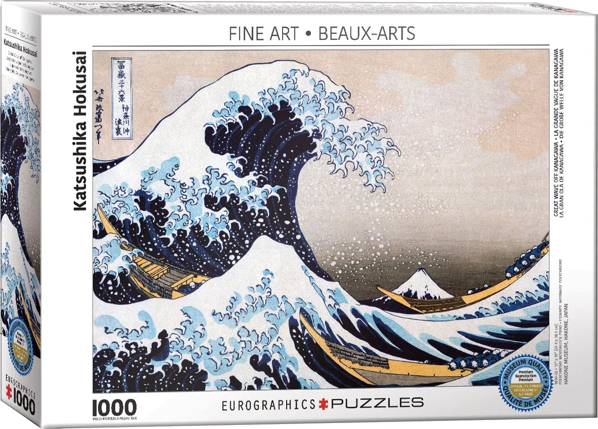 پازل 1000 تکه یوروگرافیکس پازلز Great Wave کد 1545-6000