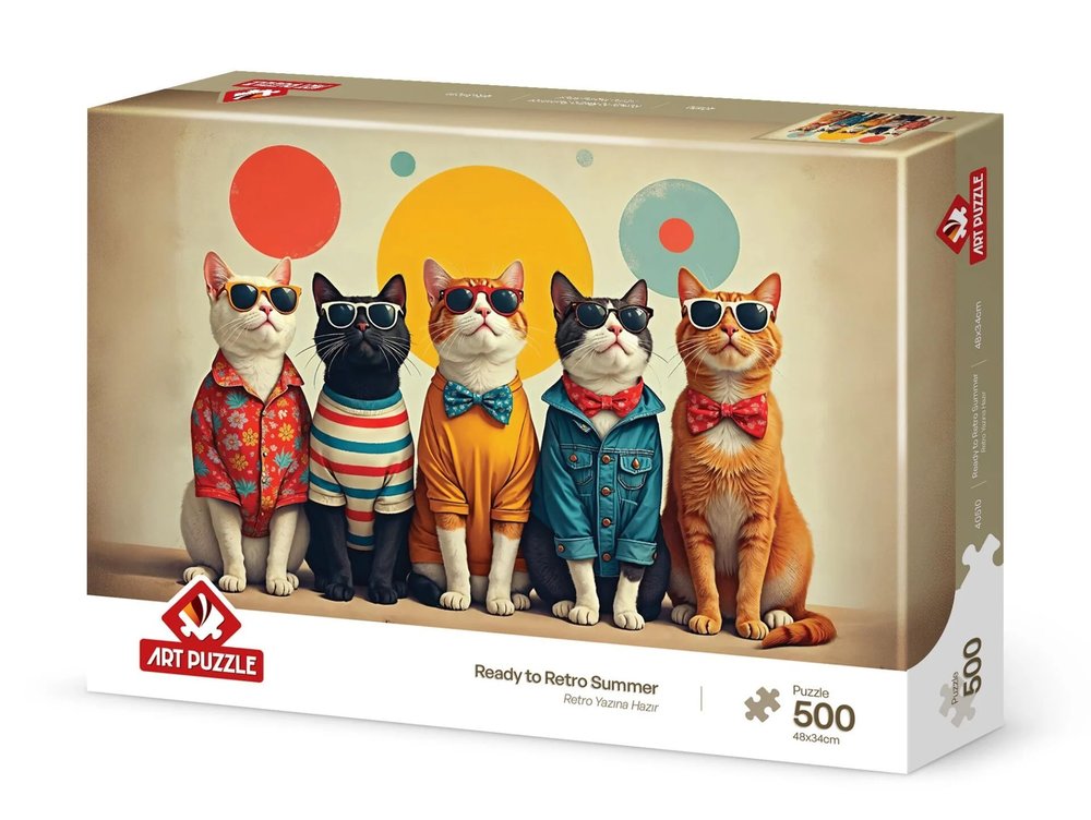 پازل 500 تکه آرت پازل Ready to Retro Summer کد 40510